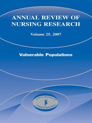 cover image of Annual Review of Nursing Research, Volume 25, 2007